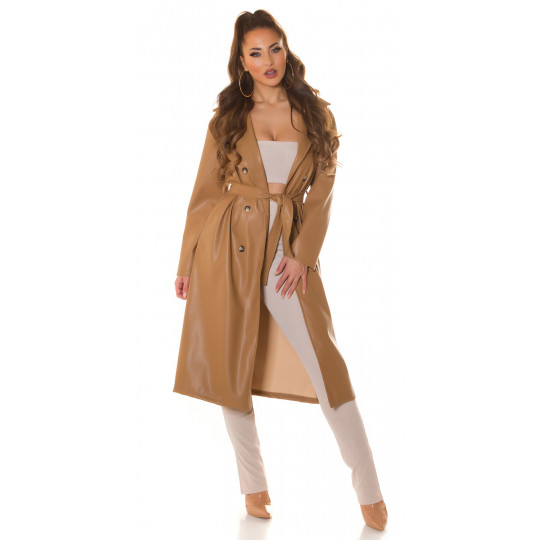 Cappuccino faux leather...