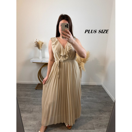 Mily beige pitkä vekkimekko...