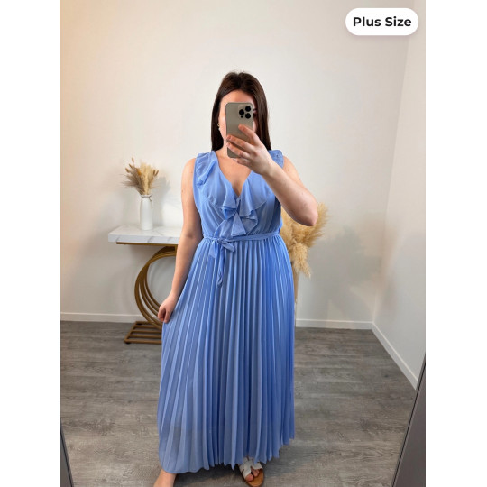 Mily vaaleansininen pitkä...