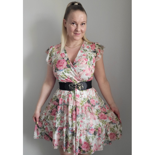 Black rose decorative waist...