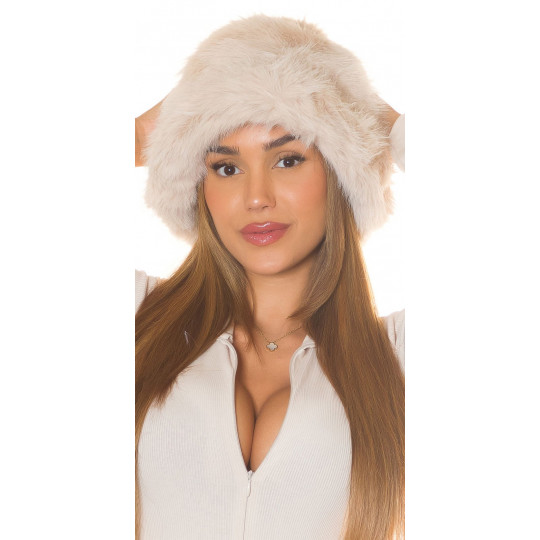 Beige tekoturkishattu