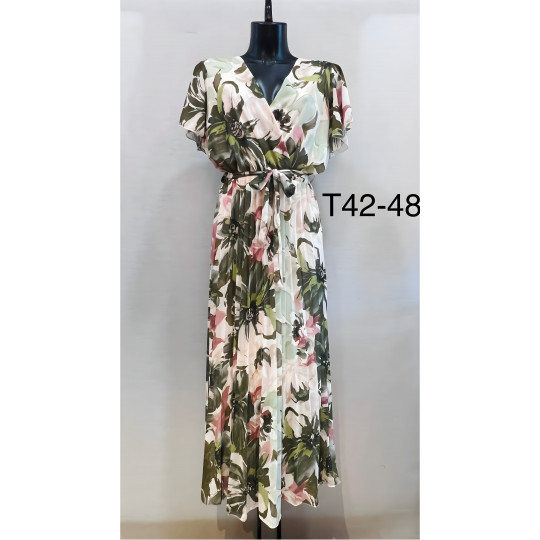 Mily khaki kukkakuvioinen...