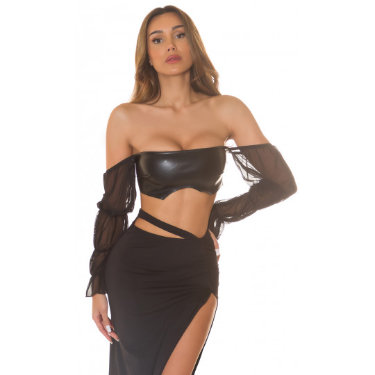 Koucla musta pitkähihainen...